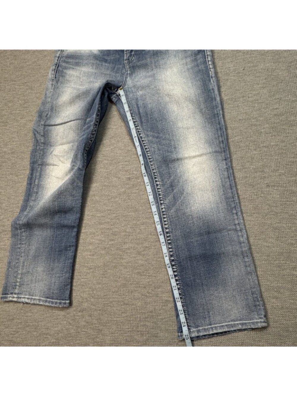 Silver Suki High Capri Jeans Womens Size W30/L22.5 Blue Denim Super Stretch - Picture 12 of 14